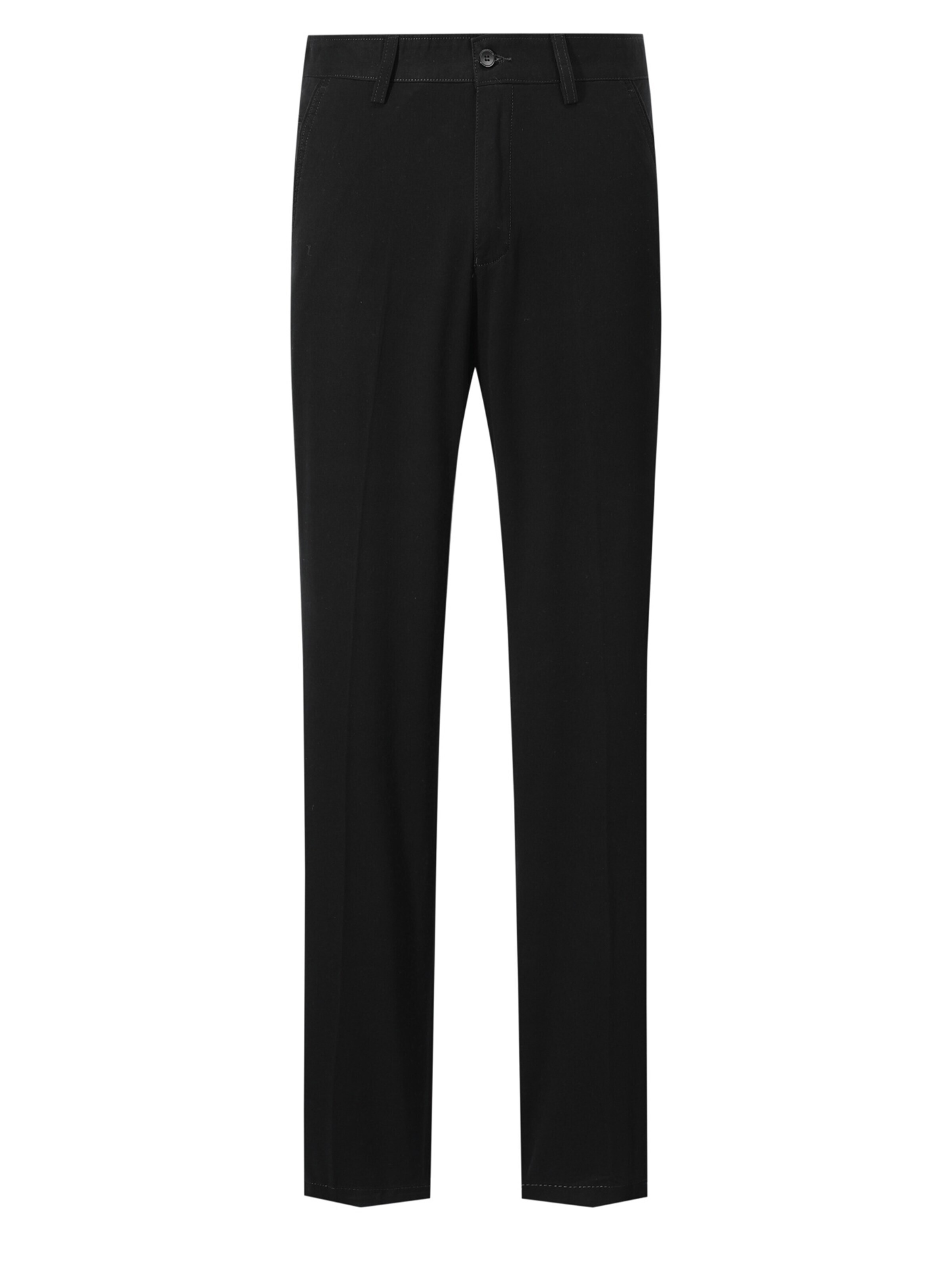 ALLTHEMEN Regular Pleat-Front Pants 'Stofffall' in Black