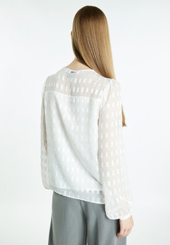 DreiMaster Klassik - Blusa 'Casnagie' en blanco