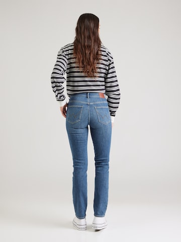 WRANGLER Slimfit Jeans i blå
