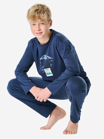 SCHIESSER - Pijama ' Nightwear ' en azul
