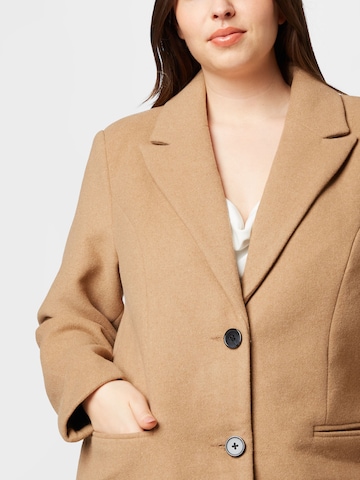 Vero Moda Curve Ανοιξιάτικο και φθινοπωρινό παλτό 'Blaza' σε μπεζ