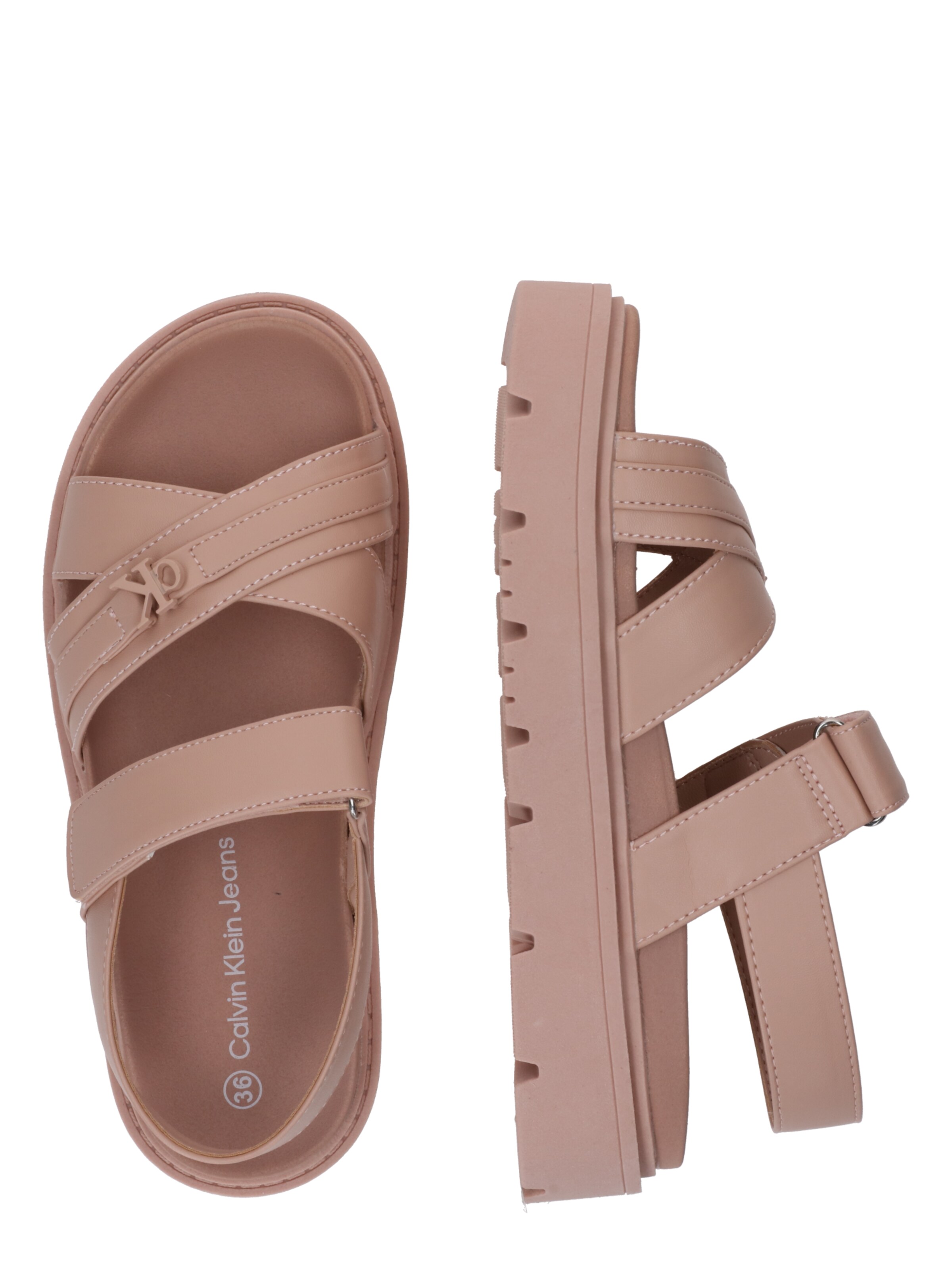 bēšs Calvin Klein Sandales