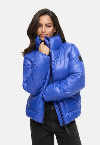NAVAHOO Winterjas 'Eispracht 14' in Blauw: voorkant
