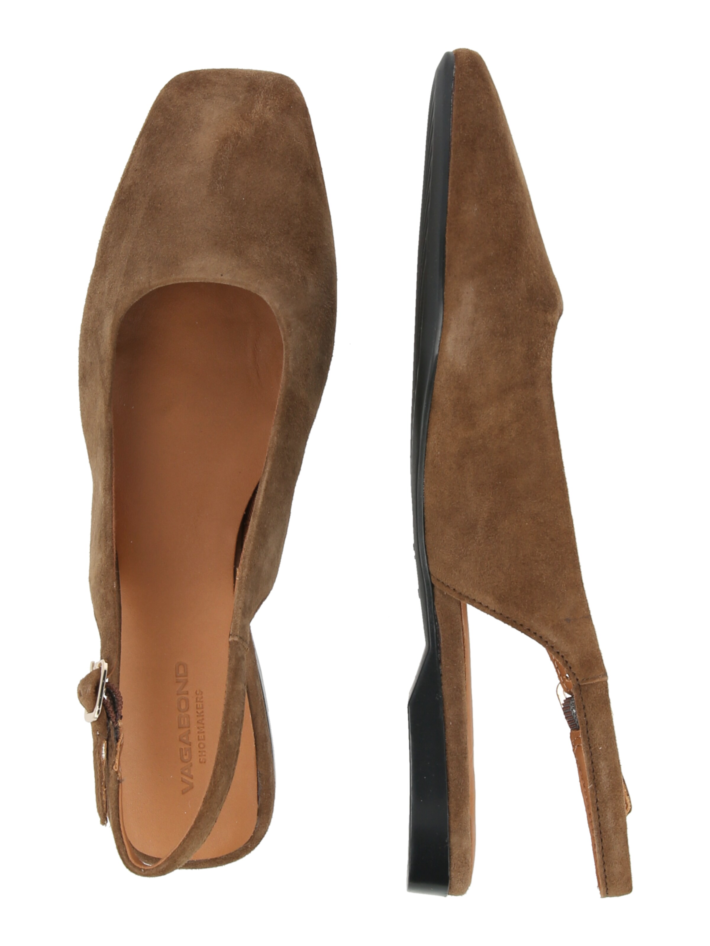 Ballerina con cinturino 'DELIA' di VAGABOND SHOEMAKERS in marrone