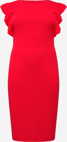 WAL G. Φόρεμα 'RUSIE' σε κόκκινο: μπροστά