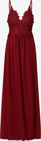 Kraimod - Vestido de noche en rojo: frente