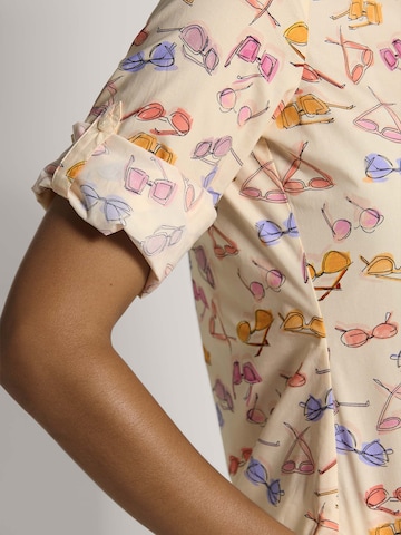 Chemisier MADELEINE en orange