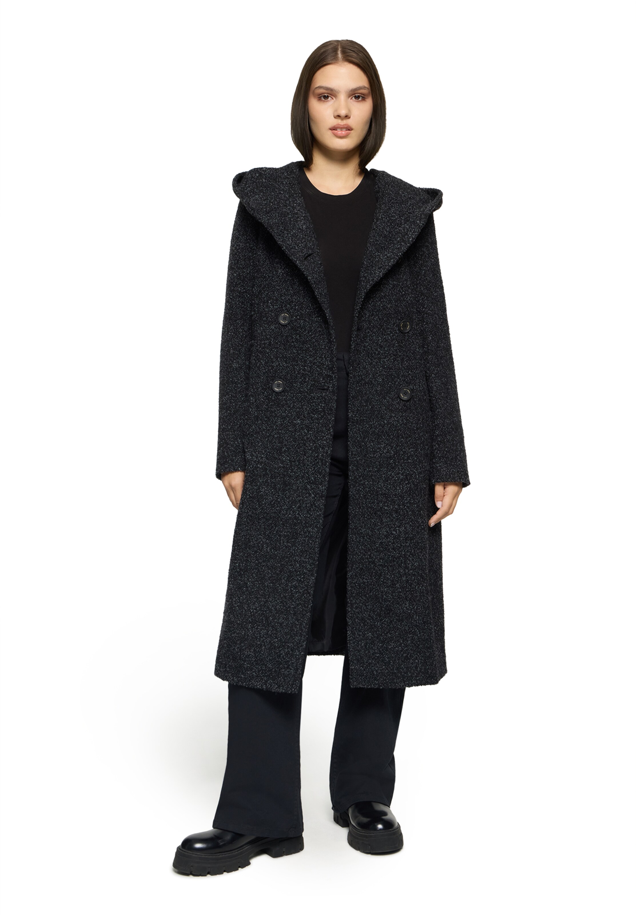 GIL BRET Mantel in Schwarz