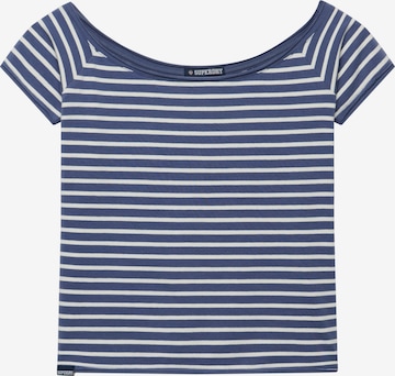 Superdry & Co Top in Blau: Vorderseite