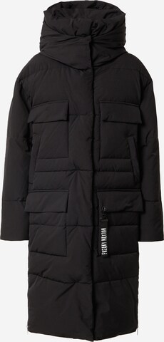 FREAKY NATION Winter Coat 'Holiday' in Black: front