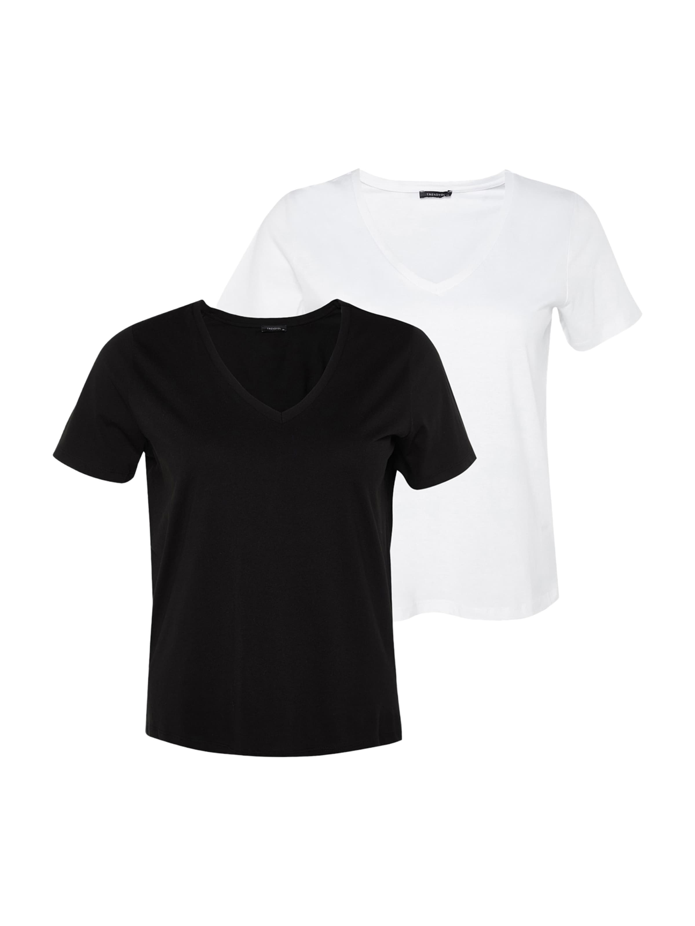 T-shirt Trendyol Curve en noir : devant