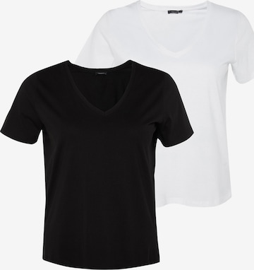 T-shirt Trendyol Curve en noir : devant