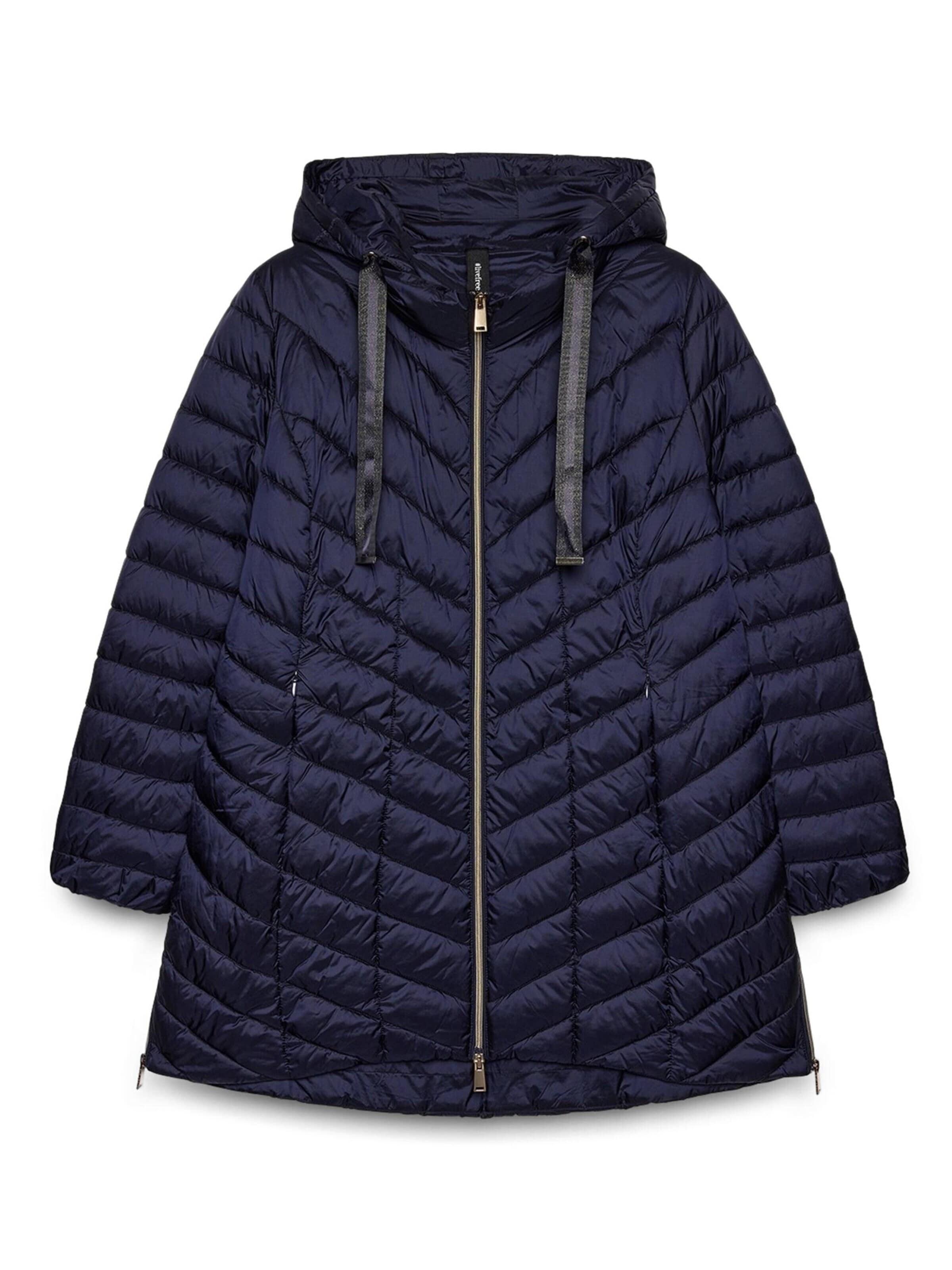 Fiorella Rubino Winter jacket in Blue: front