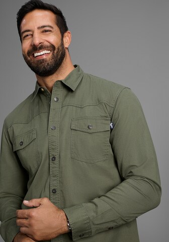 ARIZONA Comfort fit Button Up Shirt 'Arizona' in Green