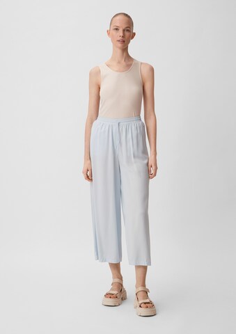 comma casual identity - Pierna ancha Pantalón en azul