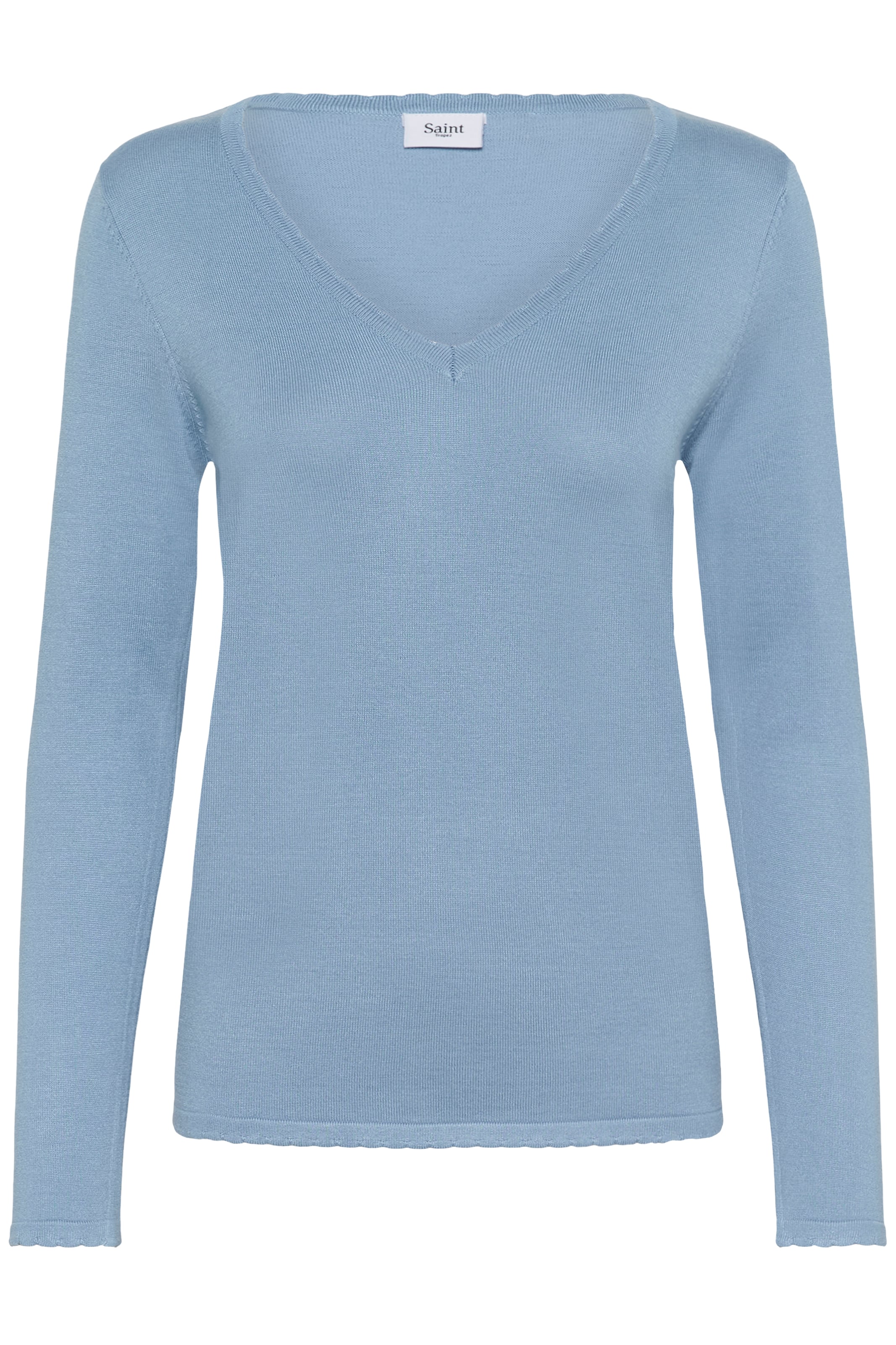 SAINT TROPEZ Pullover in Blau: Vorderseite