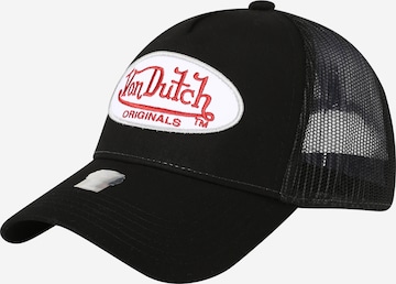 Șapcă 'BOSTON' de la Von Dutch Originals pe negru: față