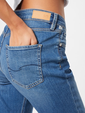 Coupe slim Jean 'Catie' QS en bleu