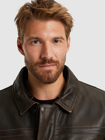 PME Legend - Chaqueta de entretiempo 'Iconic Hudson leather jacket' en marrón