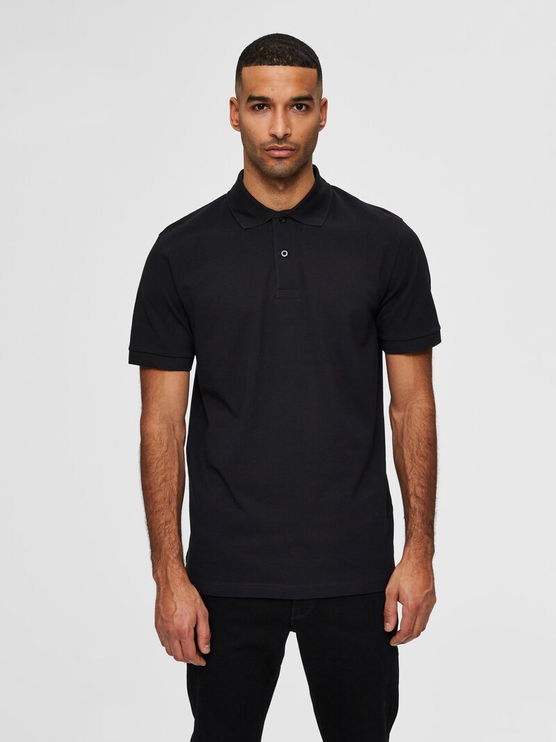 T-shirts SELECTED HOMME Polo shirts Black