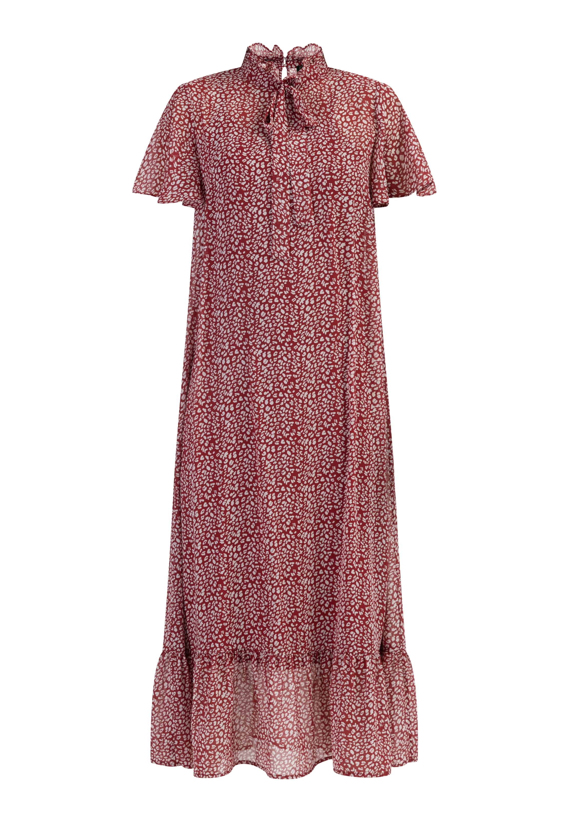 sarkans faina Kleita: no priekšpuses