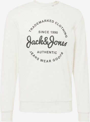 JACK & JONES Sweatshirt 'FOREST' in Weiß: predná strana