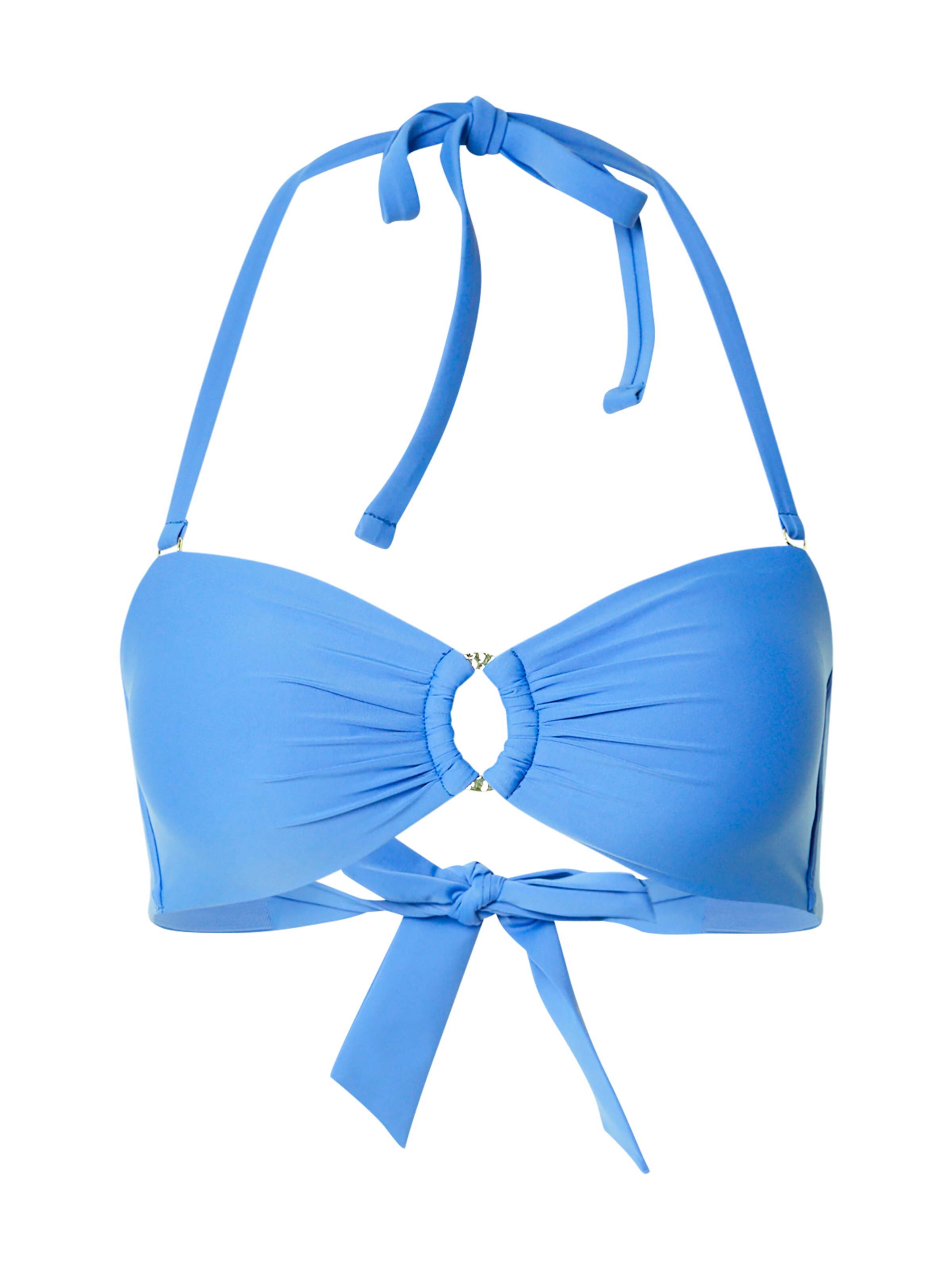 Hunkemöller Bandeau Bikini top 'Luxe' in Blue: front
