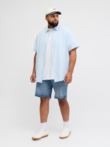 Jack & Jones Plus Loosefit Shorts in Blau