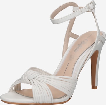 BUFFALO Remienkové sandále 'LEONA' - biela: predná strana