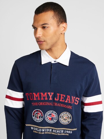 Tommy Jeans Poloshirt 'VARSITY EXPLORER' in Blau