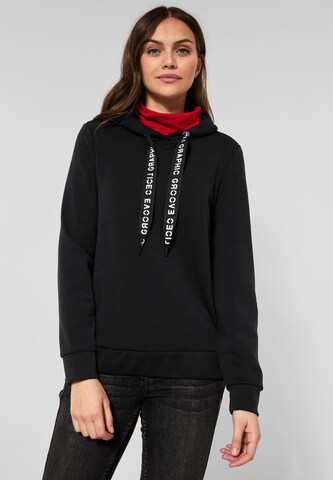 CECIL Sweatshirt in Black: front