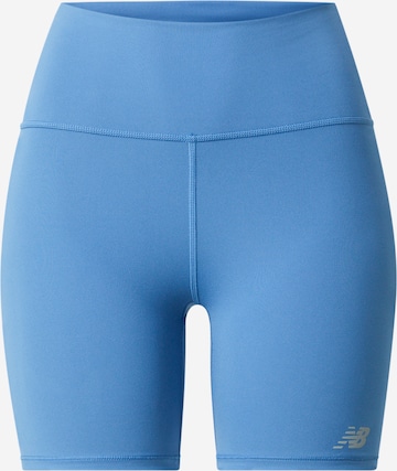 Pantalon de sport new balance en bleu : devant