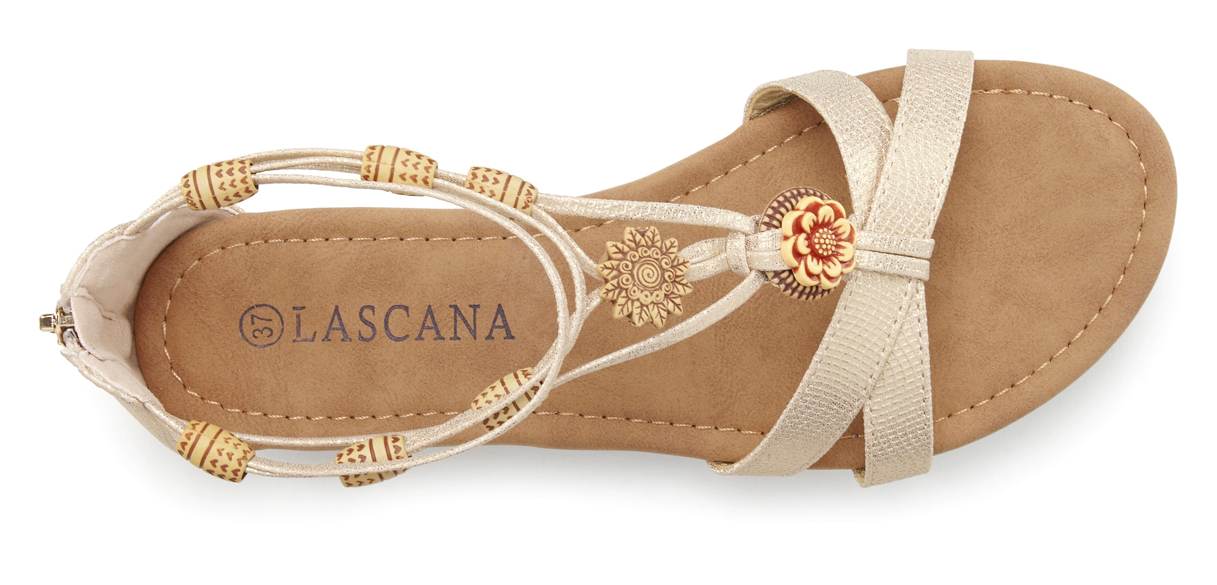 LASCANA Sandále - Béžová