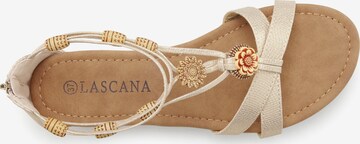 LASCANA Sandaler i beige