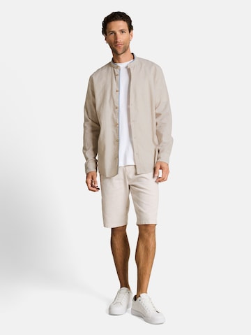 TOM TAILOR Regular fit Button Up Shirt in Beige