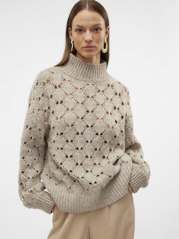 VERO MODA Sweater in Beige