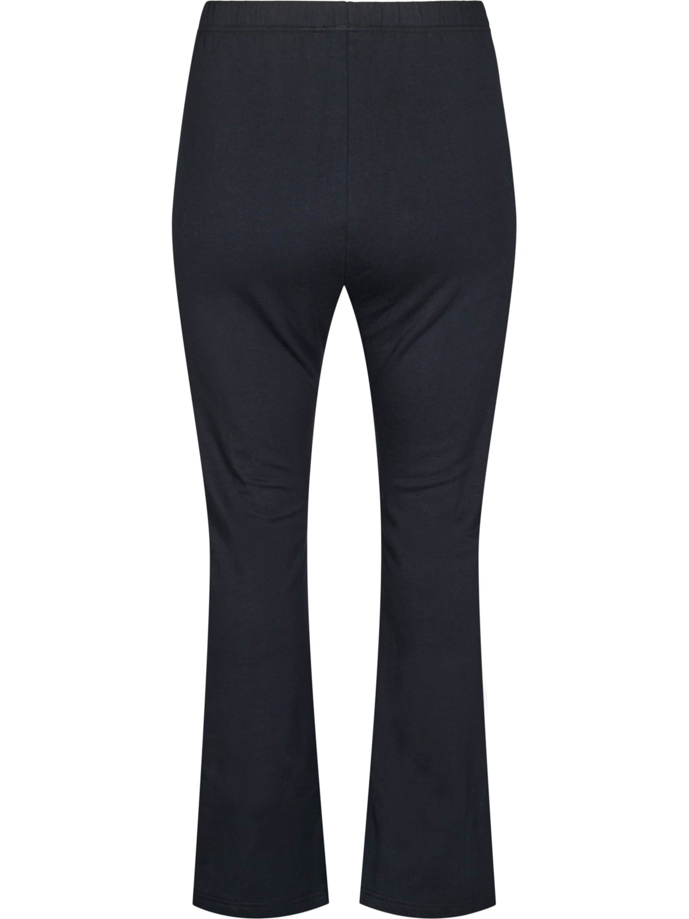 évasé Pantalon 'Vfili' Zizzi en noir