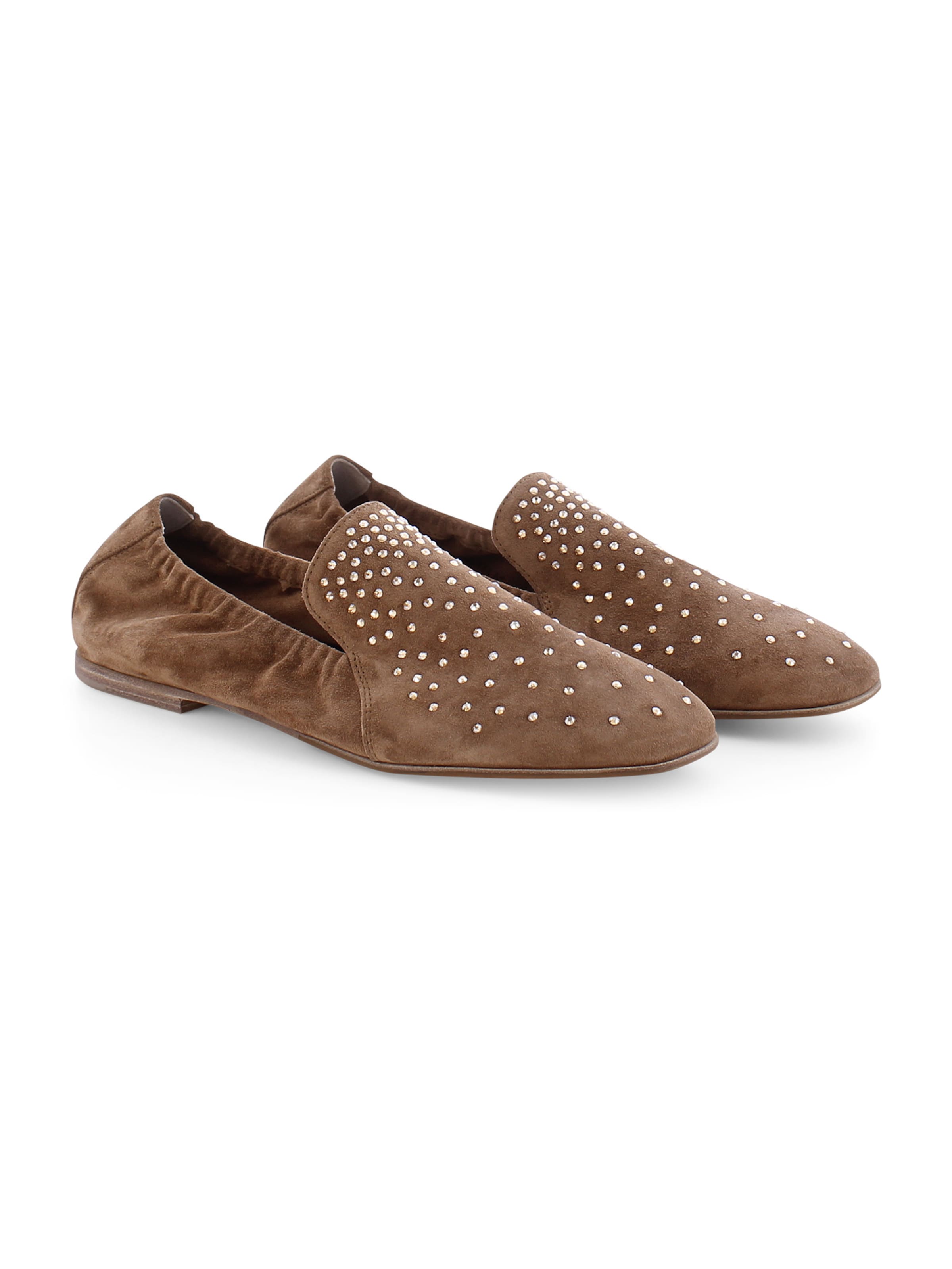 Kennel & Schmenger Slip-ons 'GLORY' in Brown: front