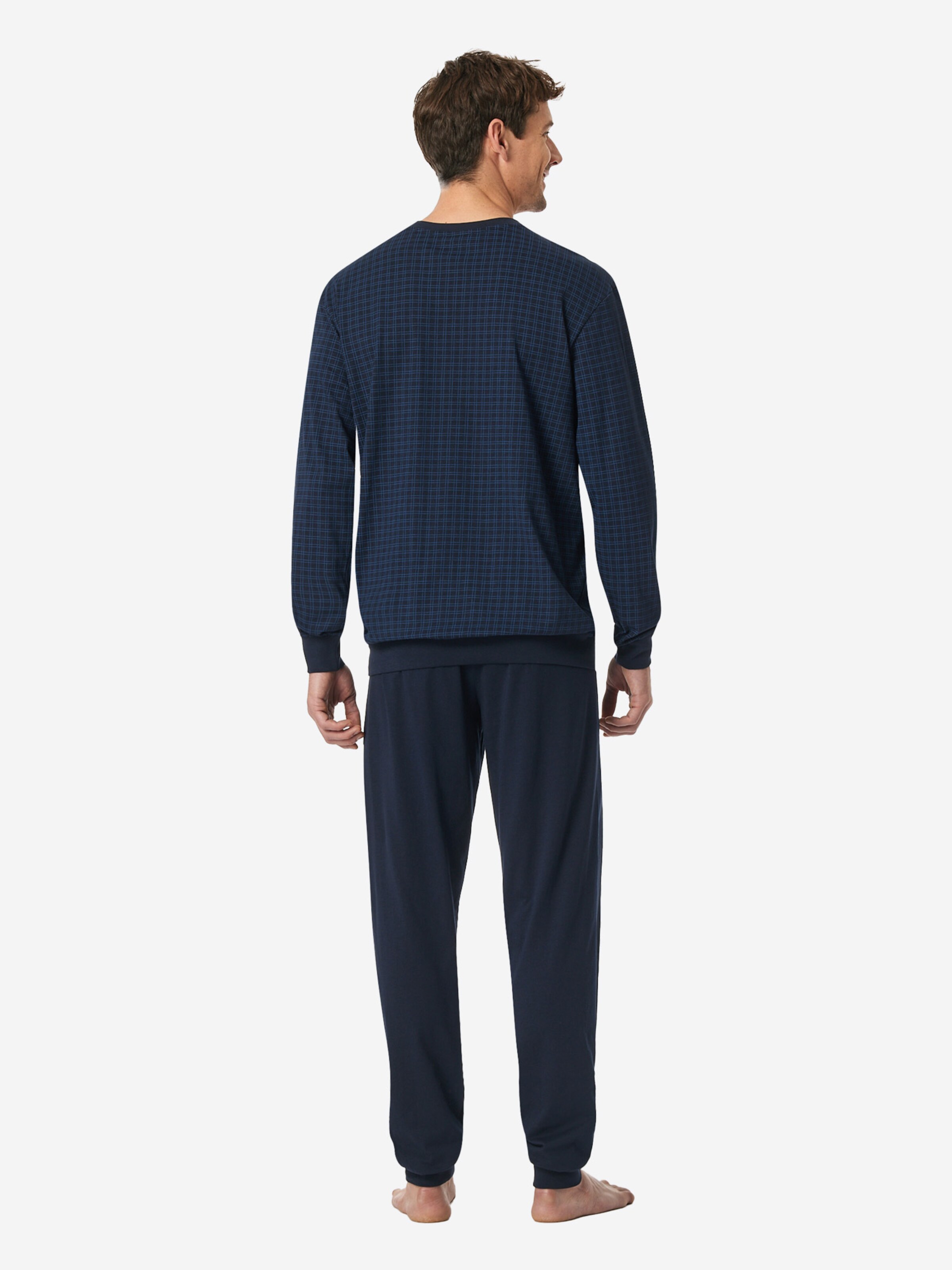 Pyjama long ' Comfort Essentials ' SCHIESSER en bleu