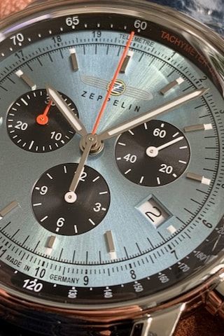 Zeppelin Analog watch 'LZ 14 Marine' in Blue