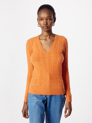 Pullover 'KIMBERLY' di Polo Ralph Lauren in arancione: frontale