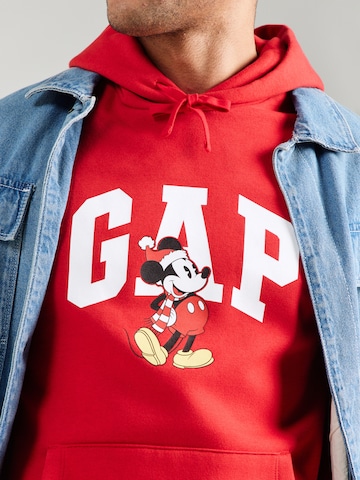 GAP Sweatshirt 'DISNEY x GAP' in Red
