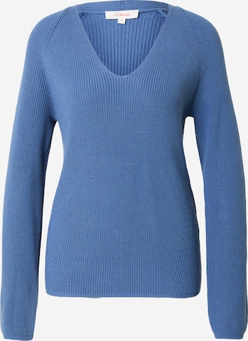 s.Oliver Pullover in Blau: Vorderseite