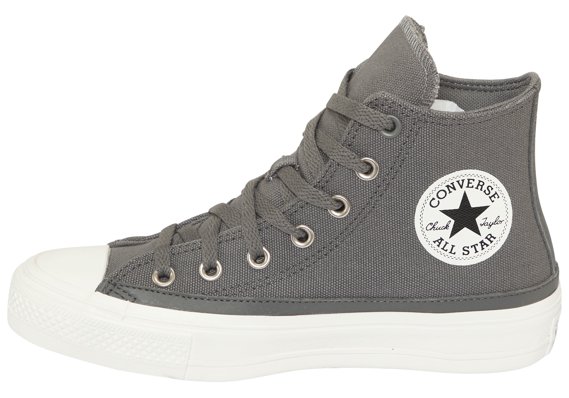 CONVERSE High-Top Sneakers 'Chuck Taylor All Star' in Grey: front