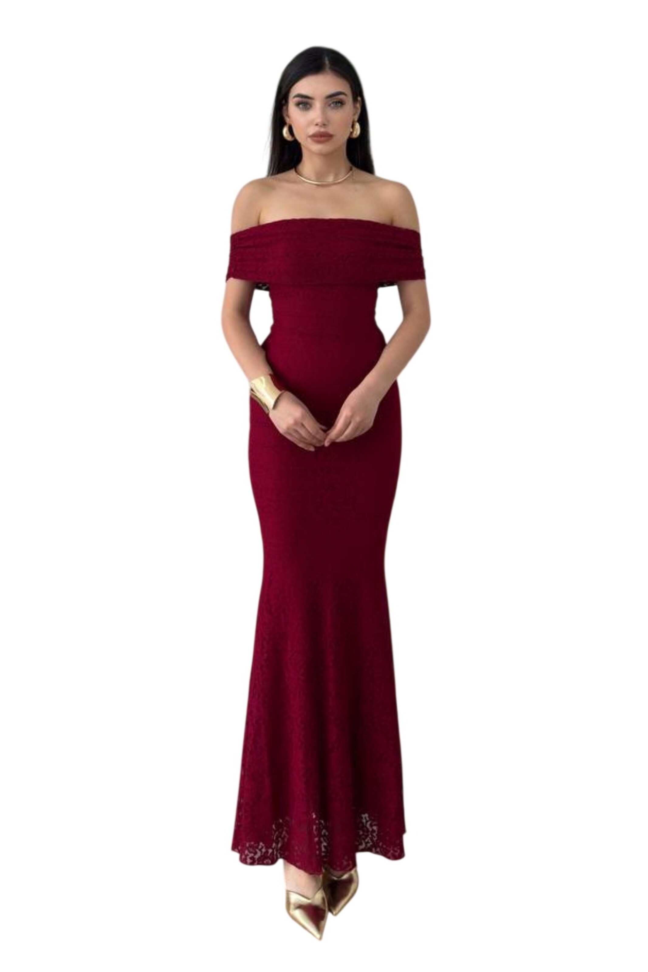 WOMAN VISION Kleid in Rot: Vorderseite