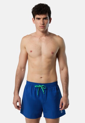 Shorts de bain North Sails en bleu : devant