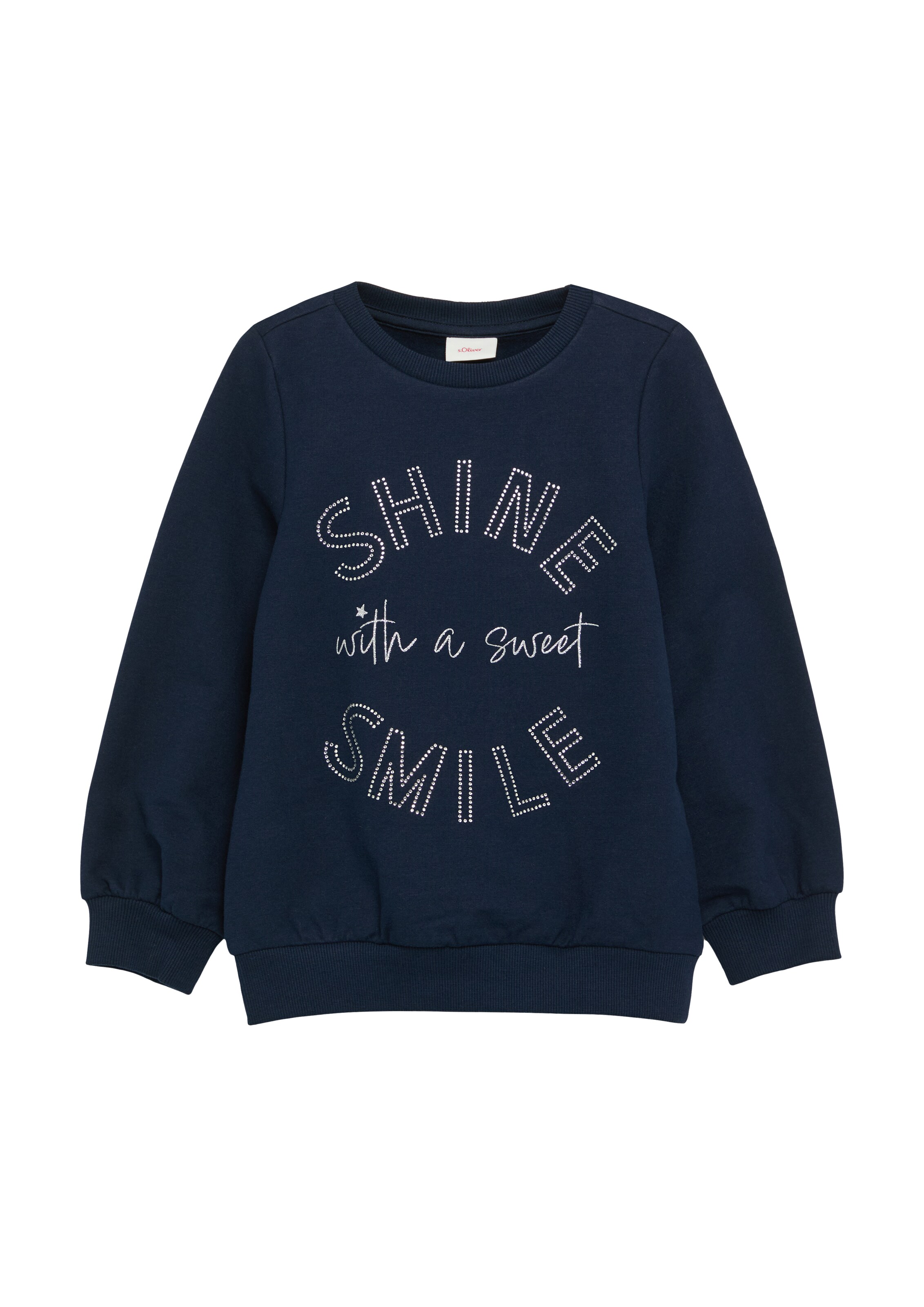 s.Oliver Sweatshirt in Blauw: voorkant