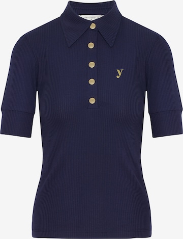 Mademoiselle YéYé Shirt 'Book Club' in Blue: front
