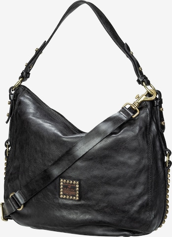 Campomaggi Shoulder Bag 'Nilo' in Black: front