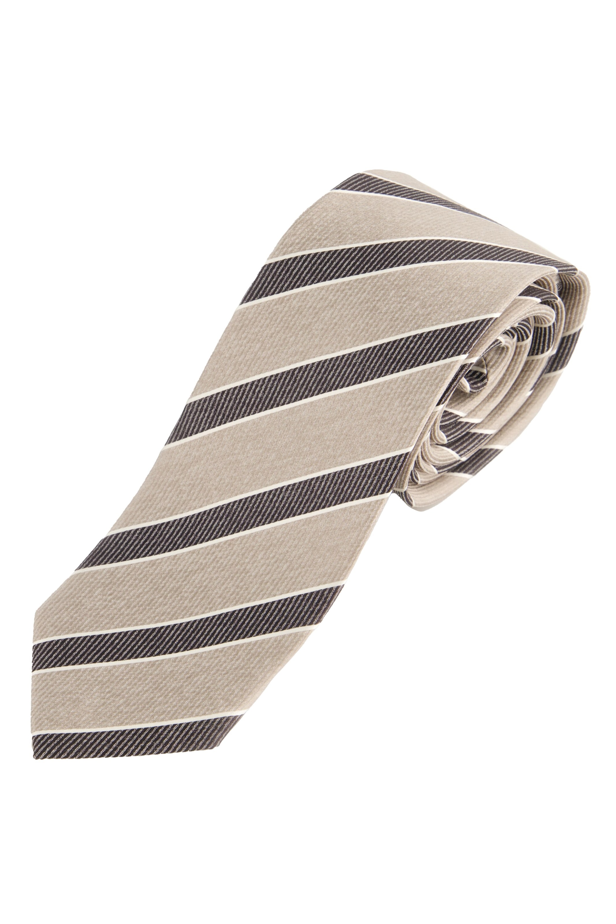 JP1880 Krawatte in Beige: Vorderseite